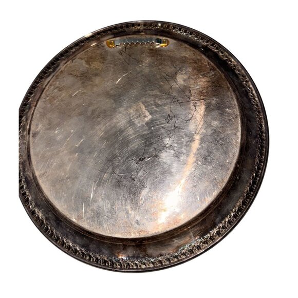 Spode Enoch Woods Mosaic Plate With Red & White Patterns - Picture 9 of 14